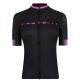 блуза,с,къс,ръкав,дамски,топове,облекло,за,колоездене,castelli,gradient,short,sleeve,jersey,women's,light,black