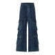 дънки,мъжки,дънки,diesel,men,s,d,sire,cargo,wide,leg,jeans,blue,denim