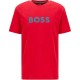 тениска,мъжки,летни,облекла,мъжки,тениски,boss,logo,print,t,shirt,bright,red,629