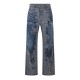 дънки,мъжки,дънки,diesel,men,s,2001,d,macro,wide,leg,jeans,blue,denim