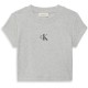 бебешка,тениска,дамски,топове,calvin,klein,jeans,ckj,baby,tee,ld54,grey,heather