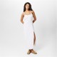 рокля,дамски,поли,и,рокли,jack,wills,ruched,midi,slit,dress,white,pink,dits