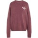 дамски,пуловер,adidas,originals,women,s,og,fine,knit,oversized,fit,jumper,burgundy
