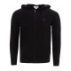 суичър,мъжки,горнища,с,качулка,lee,cooper,long,sleeve,zip,thru,hoodie,black