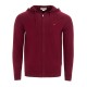 суичър,мъжки,горнища,с,качулка,мъжки,пуловери,lee,cooper,cooper,long,sleeve,zip,thru,hoodie,burgandy