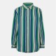 риза,с,дълъг,ръкав,дамски,ризи,polo,ralph,lauren,women's,stripe,long,sleeve,shirt,green,blue,mult