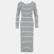 дамска,рокля,дамски,поли,и,рокли,barbour,women,s,blake,bodycon,dress,cloud,stripe