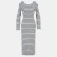 рокля,дамски,поли,и,рокли,barbour,women's,blake,bodycon,dress,cloud,stripe