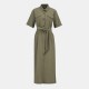 дамска,рокля,дамски,поли,и,рокли,barbour,women,s,nicole,belted,shirt,dress,dusky,green