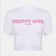 бебешка,фланелка,с,къс,ръкав,дамски,топове,pretty,boy,ugly,world,women,s,cotton,short,sleeve,slim,fit,baby,tee,white,pink