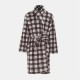 мъжки,пижами,howick,check,robe,men,grey,black