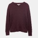 barbour,hampton,v,neck,knit,black,cherry
