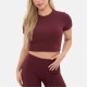 къса,блуза,дамски,топове,дамски,облекла,размер,i,saw,it,first,short,sleeve,crop,top,burgundy