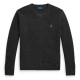 пуловер,мъжки,пуловери,polo,ralph,lauren,men,s,cotton,wool,crew,neck,jumper,dark,granite
