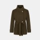 biba,womens,bobby,belted,long,sleeve,hip,length,pea,coat,khaki