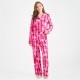 комплект,дамски,пижами,urban,threads,urban,t,ls,pj,set,ld61,pink,hrt,lips