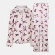 комплект,дамски,пижами,urban,threads,urban,t,ls,pj,set,ld61,purple,bows
