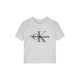 детска,тениска,детски,3/4,панталони,calvin,klein,jeans,unisex,kids',monogram,short,sleeve,t,shirt,white,yaf