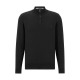 пуловер,мъжки,пуловери,boss,men's,padro,l,zipped,quarter,zip,jumper,black,001