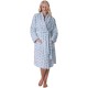 дамски,пижами,camille,fleece,bathrobe,with,shawl,collar,&,pockets,aqua,heart