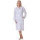дамски,пижами,camille,100pct.,cotton,lightweight,floral,wrap,navy