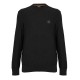 пуловер,мъжки,пуловери,boss,men's,anion,orange,cotton,cashmere,long,sleeve,crew,neck,jumper,black