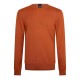 пуловер,мъжки,пуловери,boss,men,s,botto,black,knitted,crew,neck,jumper,dark,orange,809