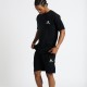 money,lounger,elasticated,short,twin,set,black