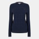 дамски,пуловер,дамски,плетени,дрехи,tommy,hilfiger,women,s,cable,knit,jumper,dark,night,navy