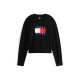 дамски,плетени,дрехи,tommy,jeans,tj,lg,flag,knit,ld54,black,htr