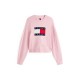 дамски,плетени,дрехи,tommy,jeans,tj,lg,flag,knit,ld54,mystic,pink,htr