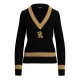 дамски,пуловер,lauren,by,ralph,lauren,women,s,meren,crew,neck,jumper,black,gold