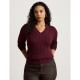 дамски,пуловер,lauren,by,ralph,lauren,women,s,meren,crew,neck,jumper,dark,garnet