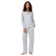 дамска,пижама,дамски,пижами,dkny,womens,long,sleeve,pyjama,sets,grey