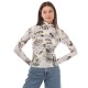 дамски,топове,off,white,women,s,sec,skin,twist,long,sleeve,top,chinese,flower,pattern,grey