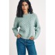 пуловер,дамски,плетени,дрехи,nobodys,child,nc,crew,jumper,ld99,green