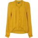 дамски,ризи,biba,leopard,jacquard,pussybow,blouse,yellow