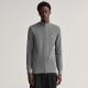gant,cotton,piqu,zipped,cardigan,grey
