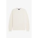 пуловер,мъжки,пуловери,fred,perry,men's,pique,crew,neck,jumper,ecru,560