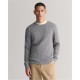 мъжки,пуловери,gant,cotton,cable,c,neck,evening,blue,s,grey,melange