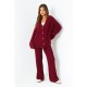 жилетка,дамски,плетени,дрехи,missy,empire,chunky,knit,cardigan,&,trouser,set,wine