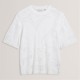 тениска,дамски,плетени,дрехи,дамски,топове,ted,baker,ted,knitted,tee,ld62,ivory