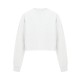 блуза,дамски,блузи,дамски,облекла,размер,miso,women's,cropped,sweatshirt,white