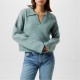 пуловер,дамски,плетени,дрехи,jack,wills,knit,polo,jumper,ld44,iceburg,green