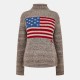 дамски,пуловер,дамски,плетени,дрехи,polo,ralph,lauren,women,s,flag,knitted,crew,neck,jumper,natural,multi
