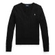 дамски,пуловер,дамски,плетени,дрехи,polo,ralph,lauren,women,s,cable,knit,v,neck,jumper,polo,black