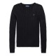 пуловер,дамски,плетени,дрехи,polo,ralph,lauren,kimberly,cable,knit,jumper,polo,black