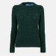 пуловер,дамски,плетени,дрехи,polo,ralph,lauren,women's,cable,knit,v,neck,jumper,college,green