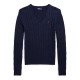 пуловер,дамски,плетени,дрехи,polo,ralph,lauren,cable,knit,jumper,hunter,navy