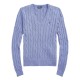 дамски,пуловер,дамски,плетени,дрехи,polo,ralph,lauren,women,s,cable,knit,v,neck,jumper,new,litch,blue